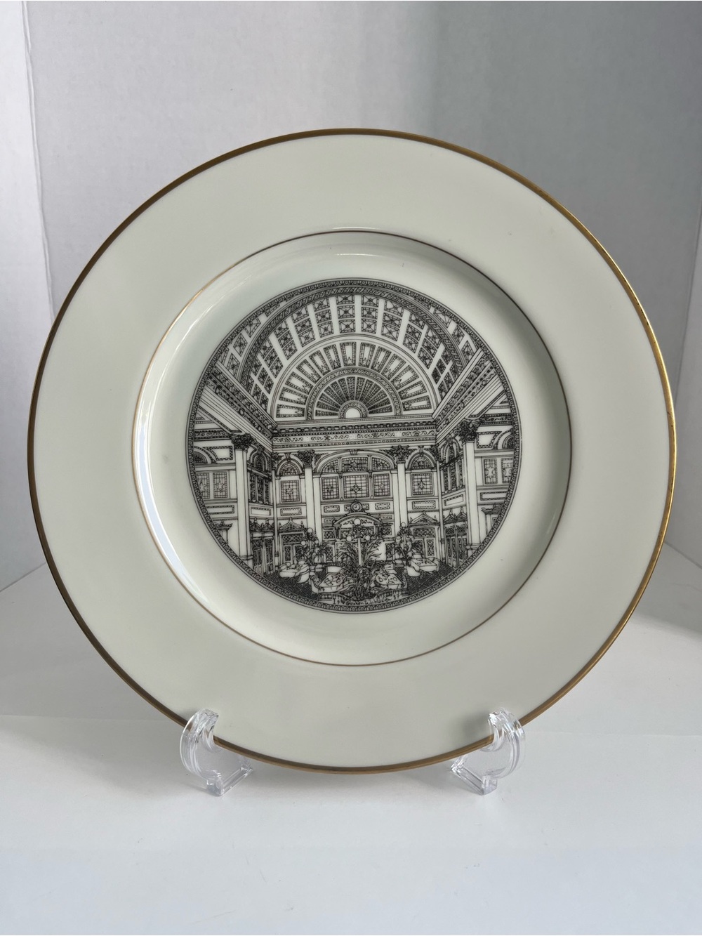 WOODMERE CHINA-GRAND CONCOURSE LIMITED EDITION "LANDMARK PLATE",1977.
